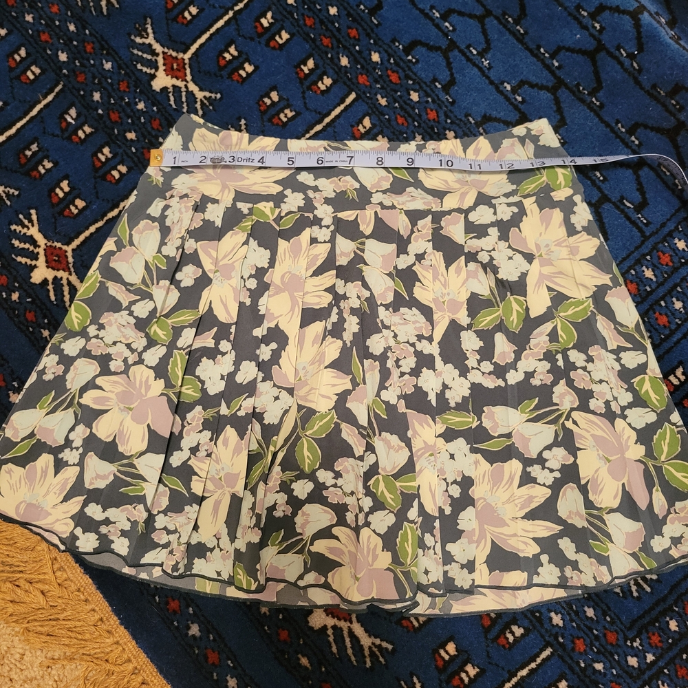 Toad&Co Blue and Green Floral Skort